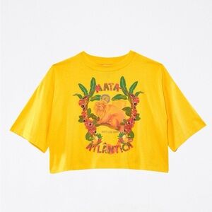 NWT Farm Rio Yellow Graphic T-Shirt
